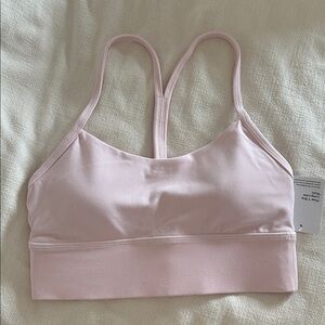 Lululemon Athletica Soft Pink Flow Y Bra